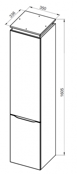86.10 Пенал 35 Nola подвесной