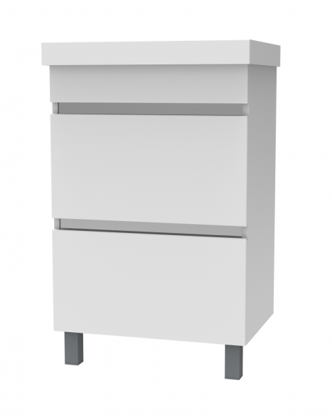 47.01 Тумба под умывальник Бергамо 60 с ящиками